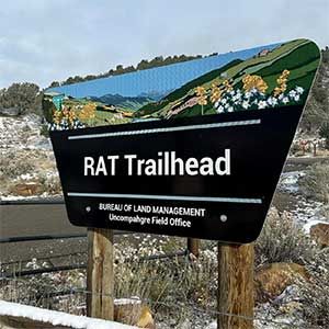 Logo for the Ridgway Area Trails