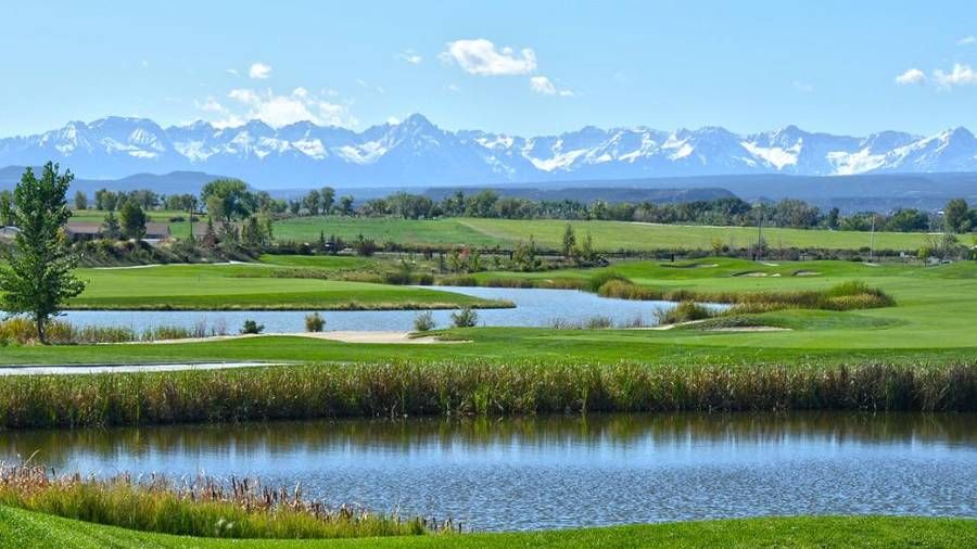 Golf course outside of Montrose Colorado