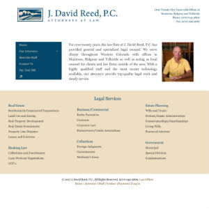 J. David Reed PC in Montrose Colorado