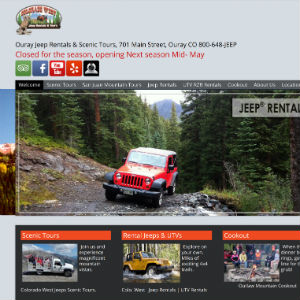 Colorado West Jeeps in Ouray Colorado