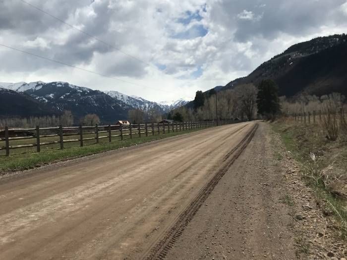 Biking on County Road 23