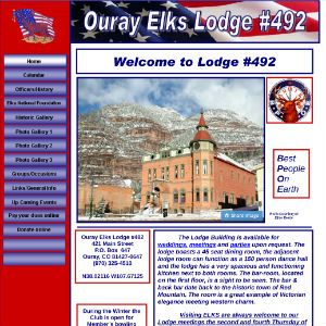 Logo for the Ouray County Elks Ridgway Colorado