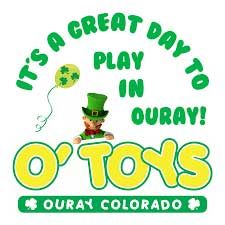 Logo for the O'Toys Ouray Colorado