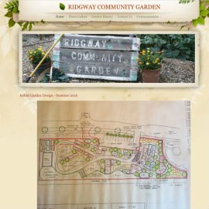 Logo for the Ridgway Community Garden