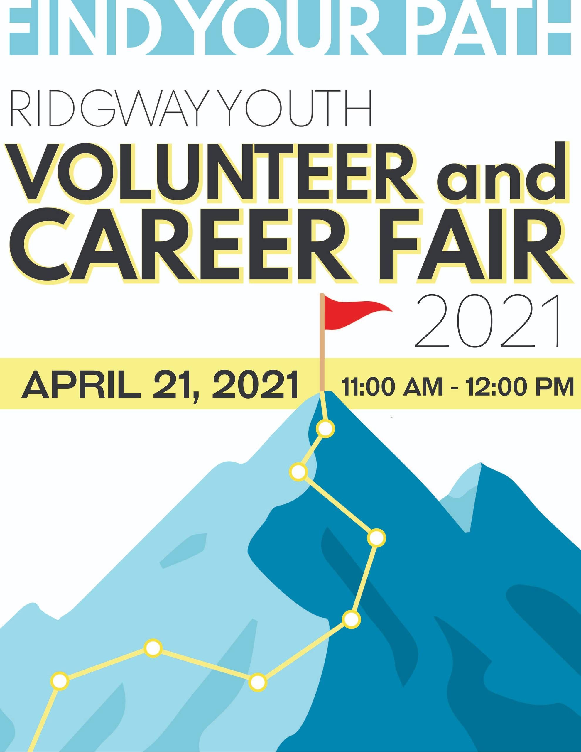Ridgway Youth Volunteer and Career Fair poster
