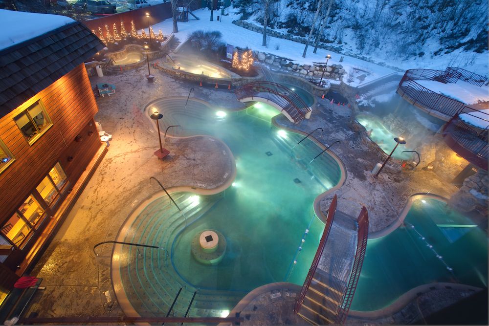Hot springs in Steamboat Springs Colorado